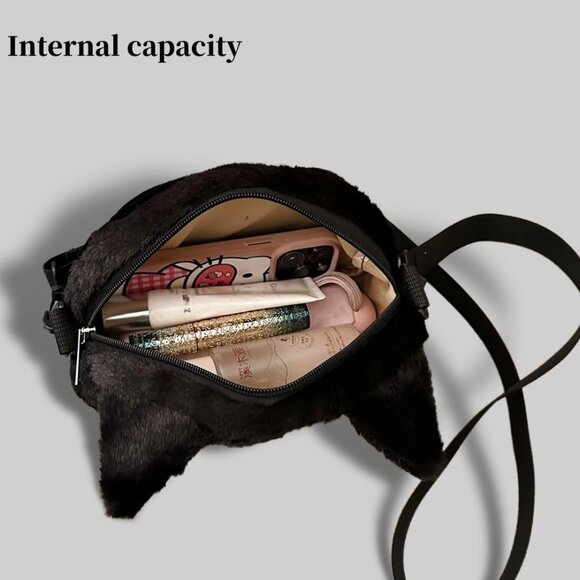 Cute Chick Plush Crossbody Bag for Girls - Adorable Kawaii Mini Purse - Picture 5 of 6